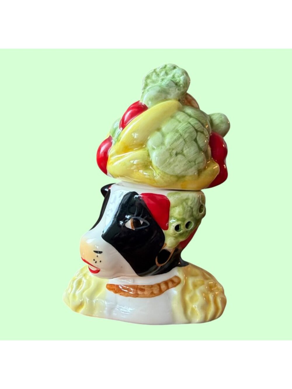 Vintage Vandor Anthropomorphic Carmen “Moo-randa” Novelty MCM Cow Shakers